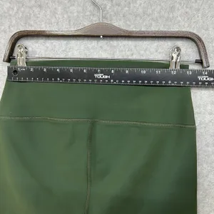 Alo Yoga High-Waist Ripped Warrior Legging in the color Hunter Green Size Large thumbnail 6