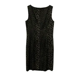 Ann Taylor‎ Size 6 Sheath Dress Animal Print High Neck Sleeveless Lined Back Zip thumbnail 10