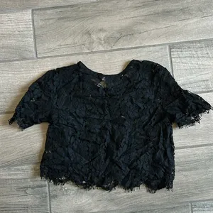 Wells grace lace crop top Black Size XS thumbnail 4