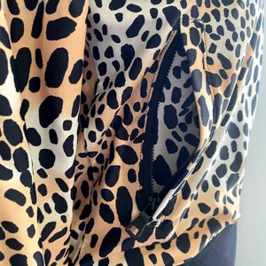 NWT Buddy Love Vonn Leopard Print Track Jacket Mob Wife Athleisure Size‎ Small thumbnail 3