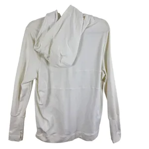 Nike Vtg Y2K Womens Ivory Full Zip Hoodie Jacket Athletic Fit Dry Technology XXL thumbnail 2