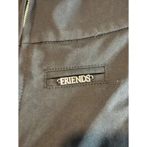 Friends Fashion Black Wide Leg Pleated Trousers High Waisted EU Made Pants thumbnail 10