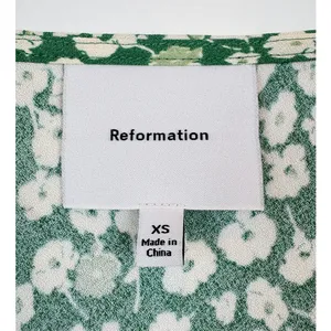 Reformation Green Floral Calix Dress Mento Summer Casual V Neck Sleeveless XS thumbnail 4