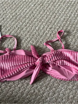 Dippin' Daisy's Pink Ribbed Ring-Front Bikini Set thumbnail 10