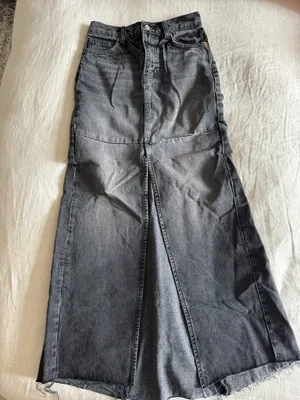 Reformation Nila Long Denim Skirt thumbnail 3