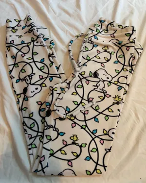 American Eagle snoopy Christmas pj pants  thumbnail 1