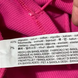 Zara Cami Top Womens Small Hot Pink Ribbed Notched V-Neck Spaghetti Strap‎ NEW thumbnail 6