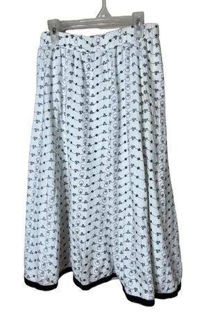 REQUIREMENTS‎ Womens Size S White Black Vintage Y2K Boho Chic thumbnail 1