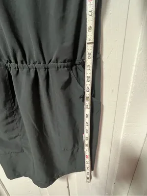 Toad & Co Liv Black Activewear Dress with cinched waist and pockets size m thumbnail 8