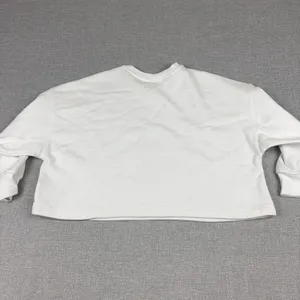 Whitney Houston Sweatshirt Womens XL White I'm Every Woman Cropped Pullover thumbnail 7
