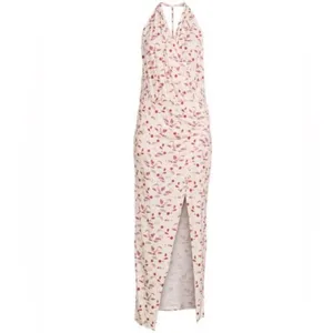 Free People Daria Graphic Maxi Dress in Ivory Combo Size L thumbnail 3