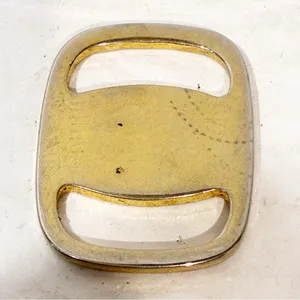 Authentic Salvatore Ferragamo‎ Gold Tone Metal Replacement Small Logo Buckle thumbnail 2