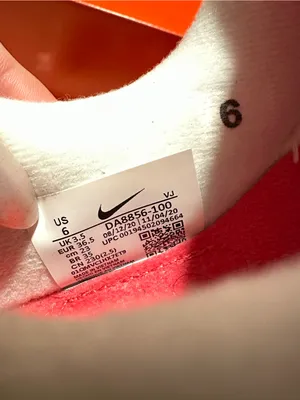 NIKE Air Max 90 Hot Coral Sneakers Running Shoes White Pink Coral Athletic Sz. 6 thumbnail 7
