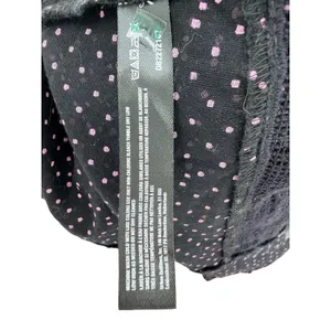 Intimately Free People Black Pink Polka Dot Sheer Slip Dress M NWT Babydoll Boho thumbnail 6