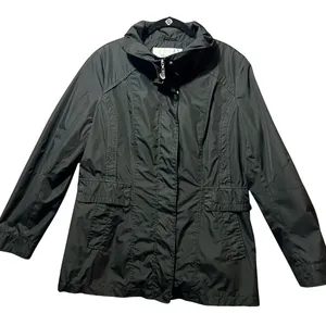 Weatherproof‎ Jacket Womens XL Black Lightweight Utility Zip Front Coat thumbnail 1