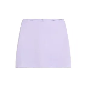 WeWoreWhat Mini Slip Skirt Satin Charmeuse Purple Minimalist High Waist XS NWT thumbnail 3