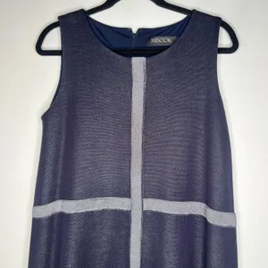Misook Retro Shift Mini Dress Size Small thumbnail 5