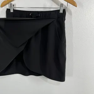 Patagonia Fleetwith Skort Size Extra Small XS Black Hiking Athletic Wrap Skirt thumbnail 5