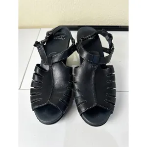 Dansko Sandal Women 40 9.5 Leather Strappy Block Heel Comfort‎ Gorpcore thumbnail 2
