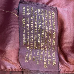 VTG Etienne Aigner Jacket 18 Oxblood Burgundy Leather Blazer Equestrian 80s Coat thumbnail 8