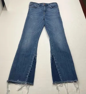 Abercrombie & Fitch Simone High Rise Ankle Flare Womens Size 26 / 2R Denim Jean‎ thumbnail 1