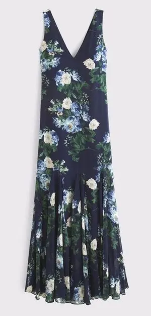 Abercrombie godet maxi dress thumbnail 1