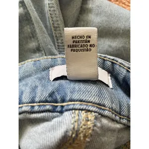 Forever 21 Blue Denim with Bungee Hem High Rise Women’s size S Y2k 90s thumbnail 4
