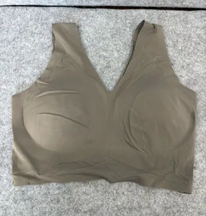 True seamless bralette with removable padding medium nude Tan thumbnail 1