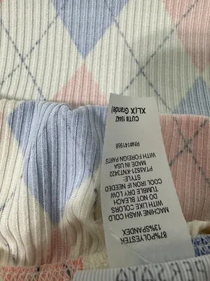 NWOT Y2K Plaid Halter Top Multiple Size XL thumbnail 4