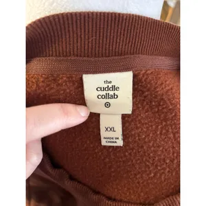 Target Cuddle Collab “Best In Show” Graphic Sweatshirt XXL Brown Pullover Cozy thumbnail 6