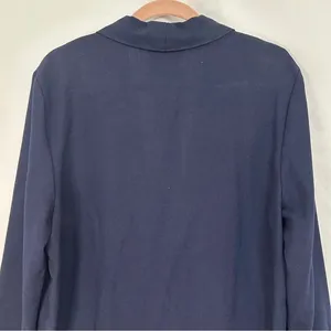 Vintage Requirements Blazer Womens Size 14 One‎ Button Classic Blue Lightweight thumbnail 7