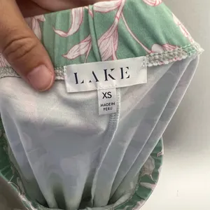 LAKE- Lounge Pajama Pants Parisian Green Vine Floral Size XS thumbnail 7