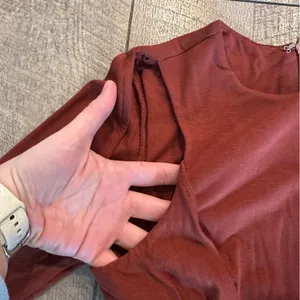 superdown Alexis Cut Out Wrap Mini Dress in Rust Orange Brown thumbnail 5