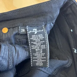 7 For All Mankind b(air) The Ankle Skinny‎ Jeans Black Distressed Ripped Size 28 thumbnail 8