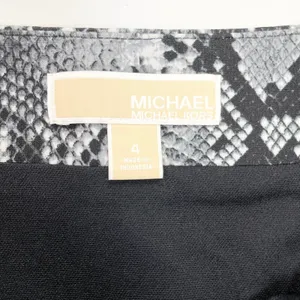Michael Kors Office Siren Skirt Womens 4 Snakeskin Print Mobwife‎ Grunge Retro thumbnail 6