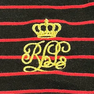 Ralph Lauren Black and Red Striped Top‎ thumbnail 3