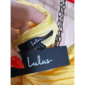 NWT Lulus Seriously Sensational Yellow Strapless Tiered Maxi Dress Banquet XXS thumbnail 7