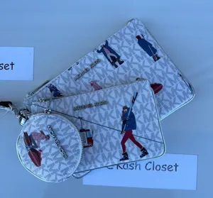 Michael Kors Ski Print Jet Set Girls Trio Wristlet Set thumbnail 2