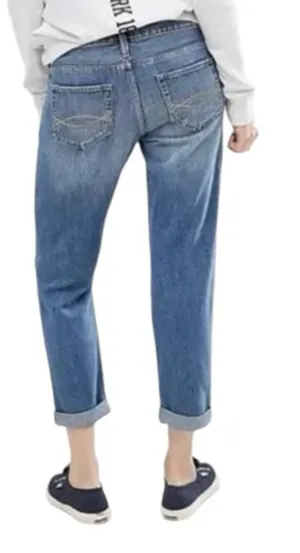 Abercrombie Button Fly Boyfriend Jeans 8R | 90s Denim Model Off Duty thumbnail 1