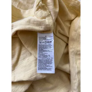 Old Navy Dress Womens Medium‎ Butter Yellow Tiered Midi Beachy Coastal Casual thumbnail 4