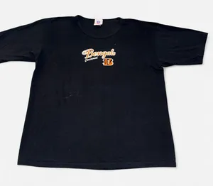 NFL Women’s Cincinnati Bengals black cotton t-shirt with Bengals logo, size XL thumbnail 1