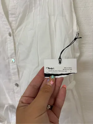 Bella Dahl Pintuck Sleeveless Shirt Dress thumbnail 4