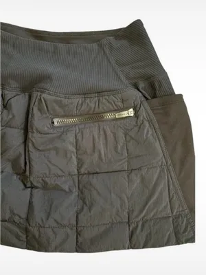 Free People Movement Pippa Quilted Black Skirt Size X-Small thumbnail 8