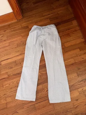 Brandy Melville Pants Striped Blue White thumbnail 2