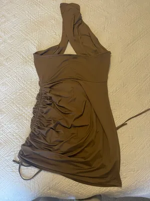 SheIn Ruched Cross Dress thumbnail 3