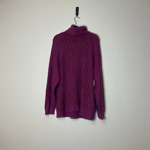 Free People Big City Turtleneck Sweater In Mulberry‎ Garnet Size Medium NWT thumbnail 6