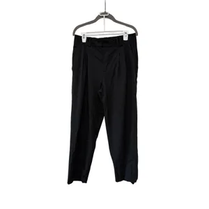 Zara Black Cropped Dress Pants Size 8 thumbnail 2