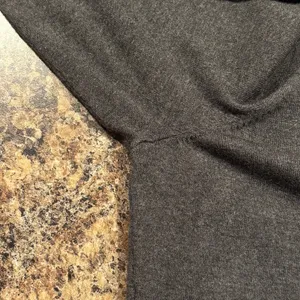 Talbots Turtleneck Sweater Minimalist Academia Old Money Quiet Luxury Gray XL thumbnail 7