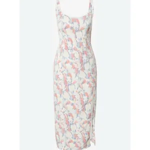 Abercrombie & Fitch Women XL Floral Midi Dress Dainty Romantic Coquette thumbnail 3