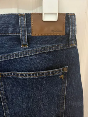 NWOT Madewell The Perfect Vintage Full Length High Ride Jean in Dark Wash thumbnail 10